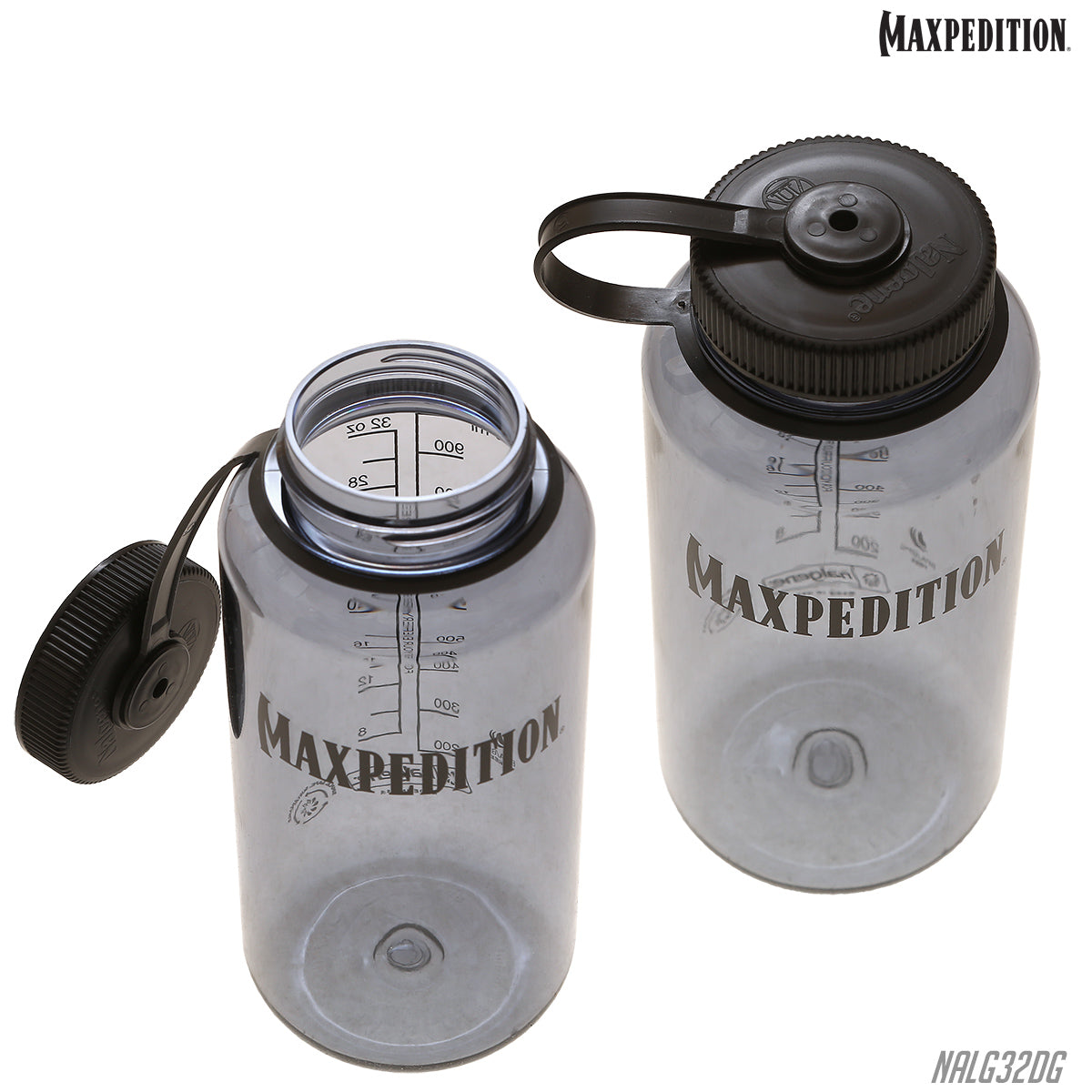 maxpedition-nalgene-trinkflasche-1l-wide-mouth-dark-gray image 4