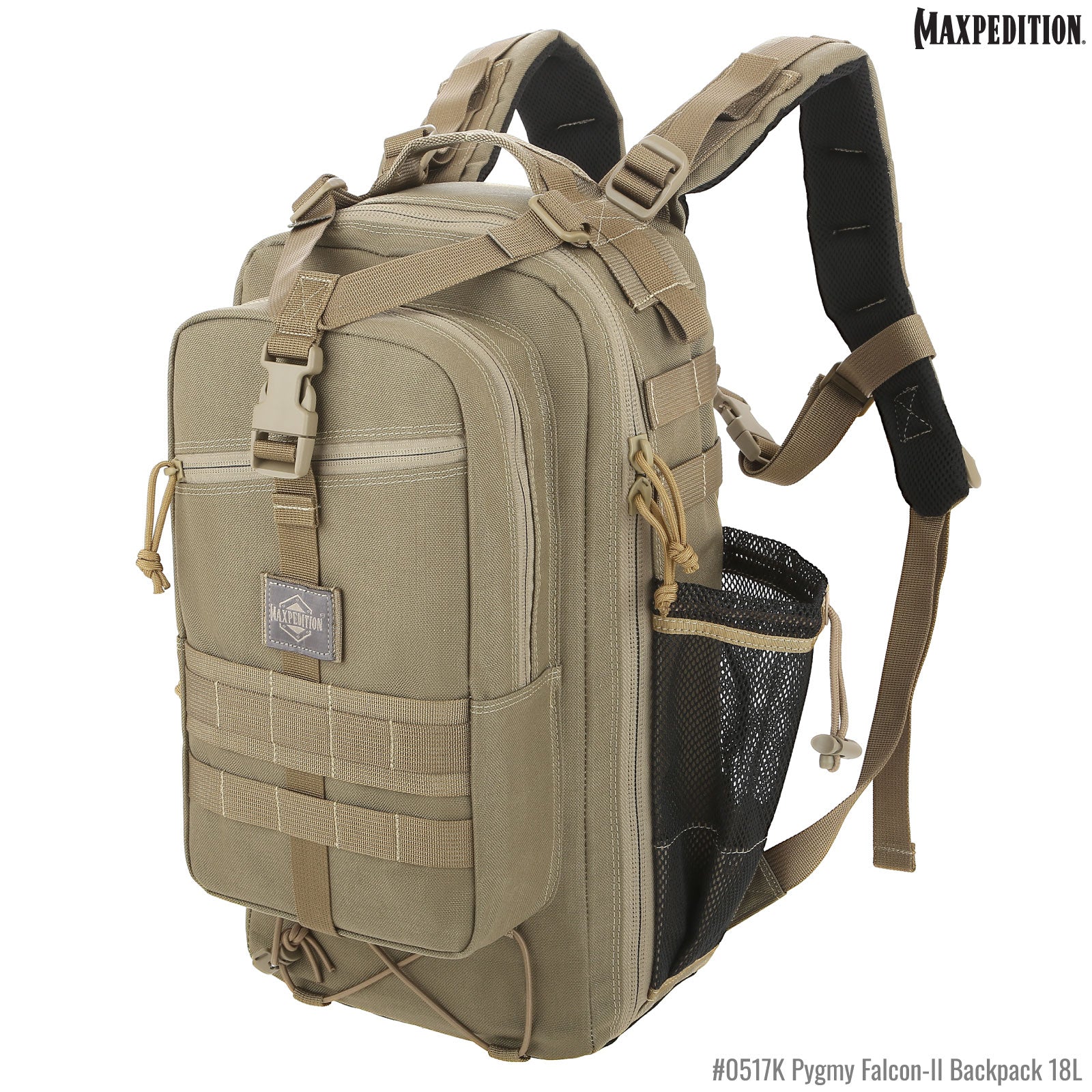 maxpedition-pygmy-falcon-ii-rucksack-18l-black-molle-daypack image 2