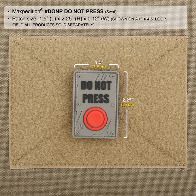 maxpedition-do-not-press-morale-patch-swat-pvc image 5
