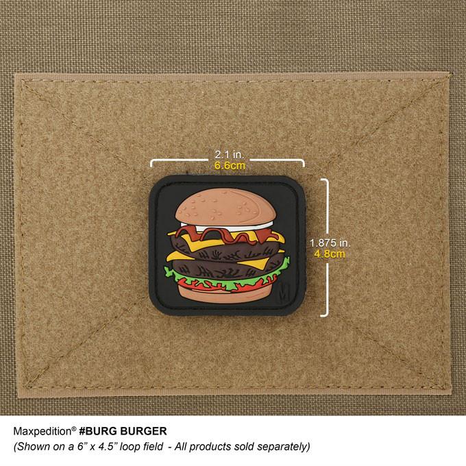maxpedition-legacy-burger-morale-patch-full-color-pvc image 3