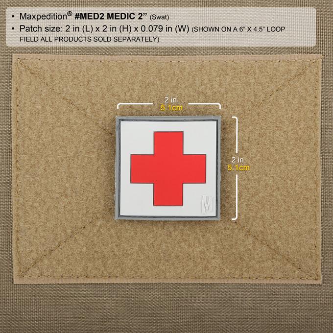maxpedition-medic-morale-patch-large-pvc-patch-swat-2-zoll image 4