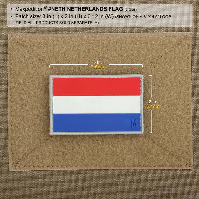 maxpedition-netherlands-flag-pvc-patch-klett-full-color image 3