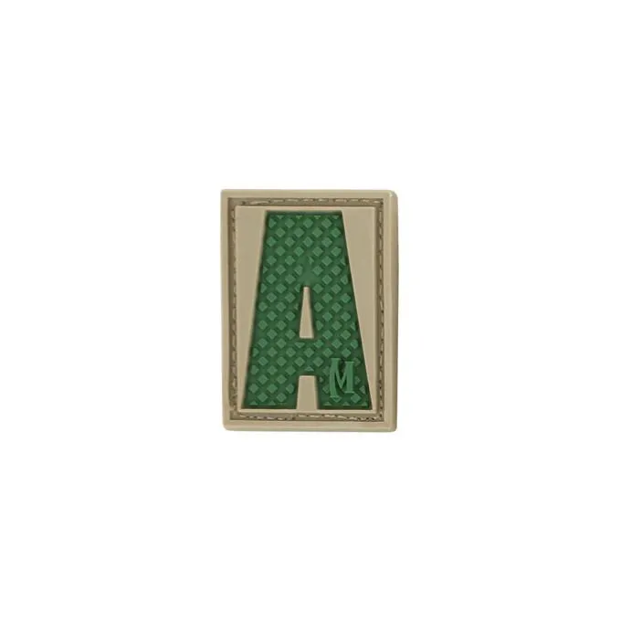 maxpedition-legacy-letter-a-patch-arid-pvc-klett image 1