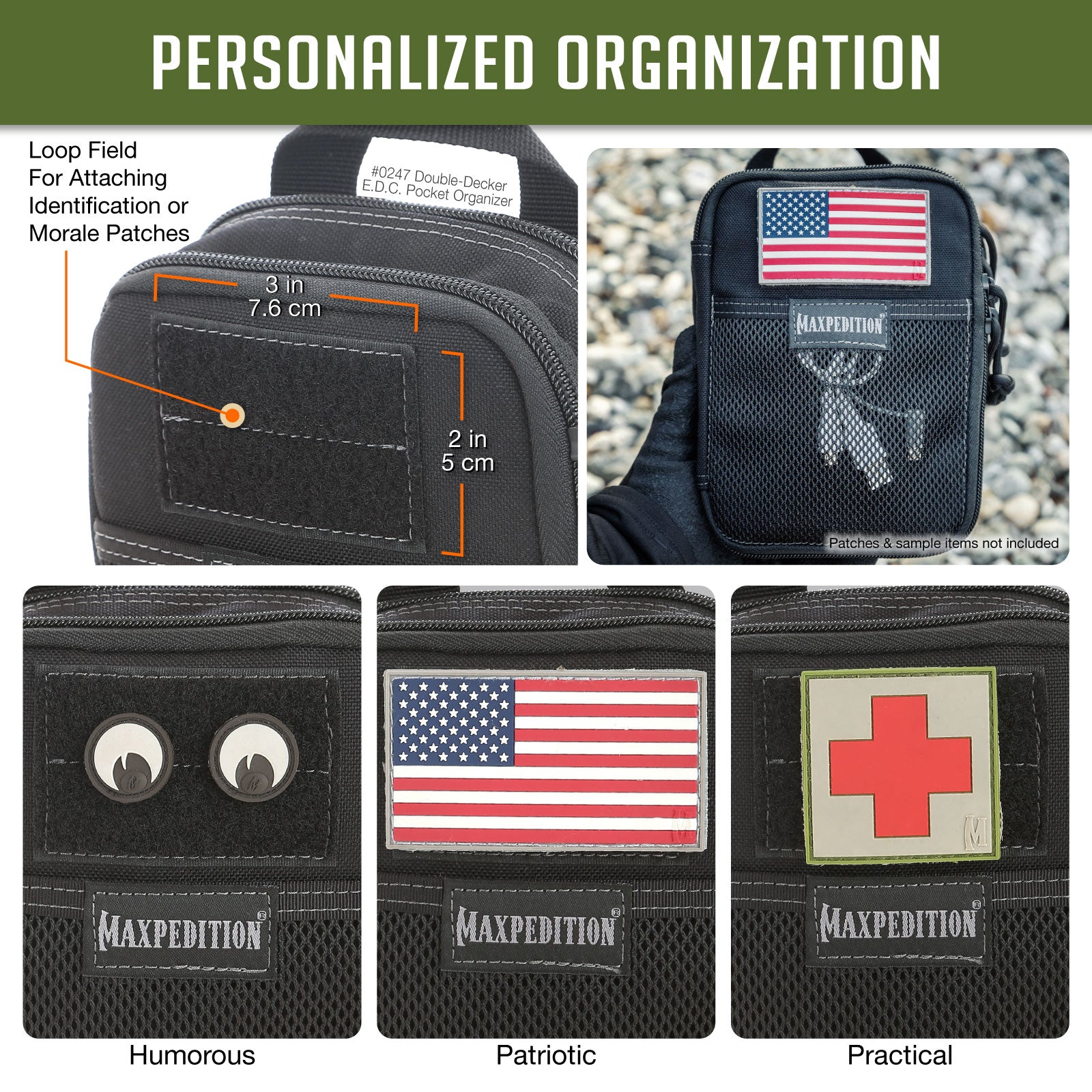 maxpedition-legacy-double-decker-edc-organizer-tasche-schwarz image 7